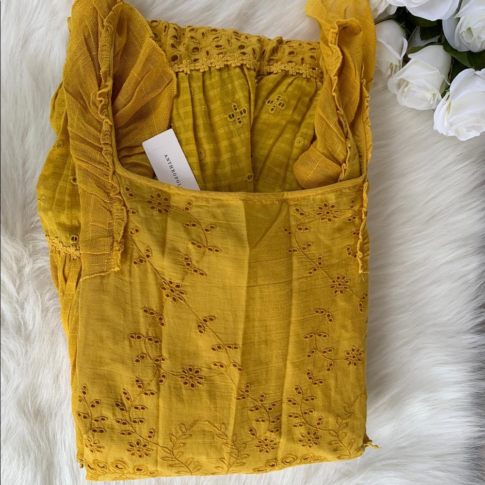 💕Anthropologie Fallon eyelet maxi dress - Picture 6 of 8